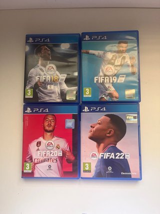 Pack 4 FIFAS PS4: 18, 19, 20 y 22