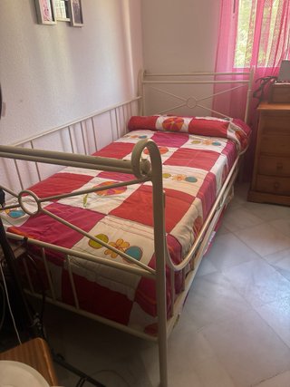 Cama individual forja vintage