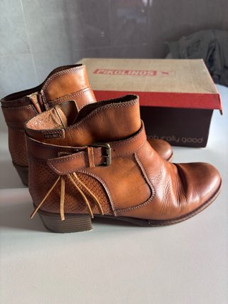 Botines Pikolinos Marrones Mujer