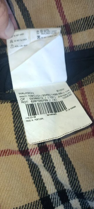 Chaqueta Burberry Hombre Talla Xl