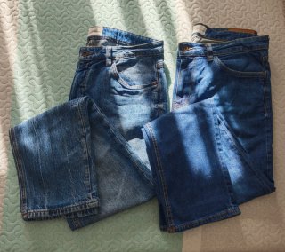 Pantalones vaqueros largos azules