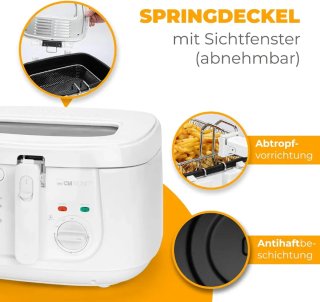 Freidora Clatronic 2.5L