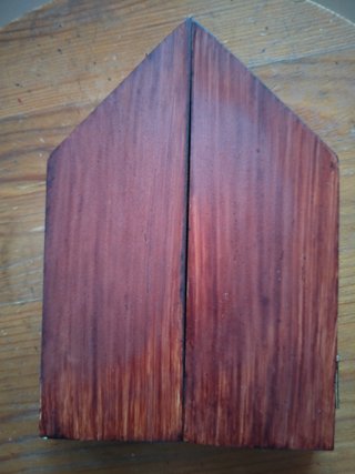 Cuadro Tríptico Santa Gemma Madera, CON LA ORACIÓN
