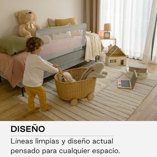 Barrera protectora Jané para cama infantil 140cm