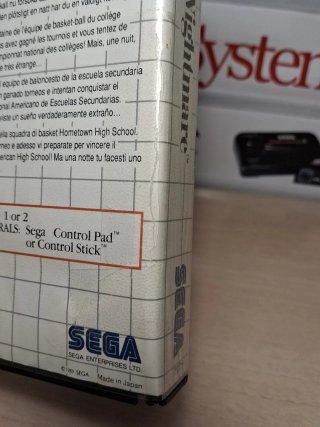 Basketball Nightmare SEGA Master System sin manual