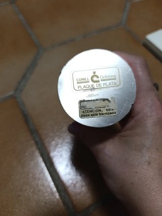 Lapicero plaqué de plata de Cunill