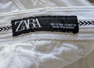 Pantalón chino blanco mujer T.38