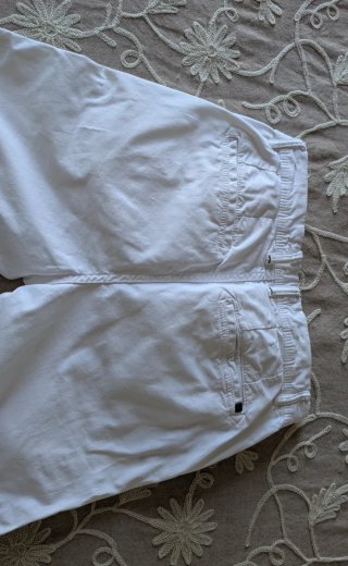 Pantalón chino blanco mujer T.38