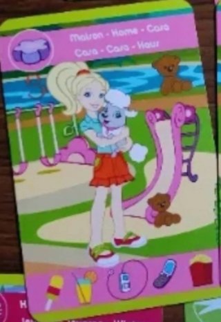 Blister SIN ABRIR Cartas. Colección Polly Pocket.