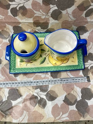 Set Zuccheriera e Lattiera Ceramica