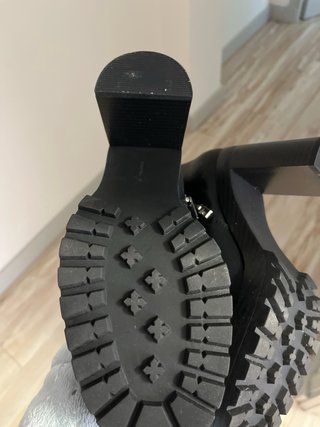Botines negros de plataforma
