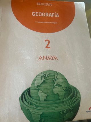 Geografía, 2 Bachillerato
