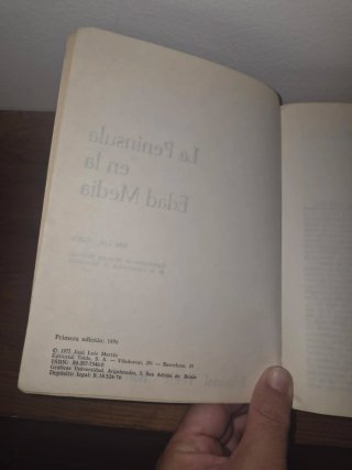 La Península en la Edad Media. Primera edición1976