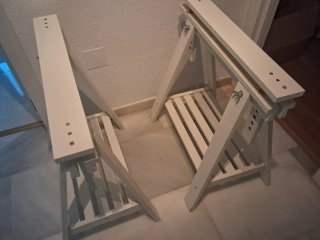 Mesa estudio Ikea Love madera y cristal