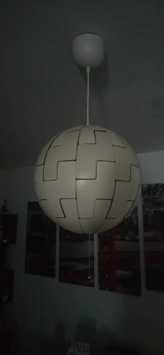 Lámpara colgante esférica Ikea