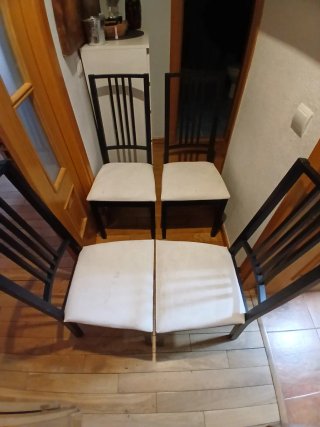 Juego de 4 Sillas de Comedor Ikea