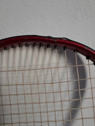Raqueta Head dañada con funda