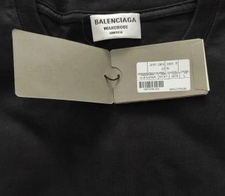 Camiseta Balenciaga Talla Única Negra