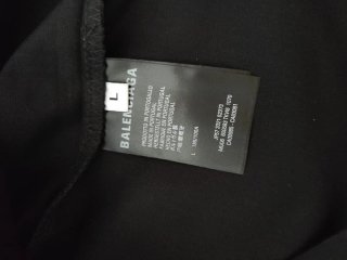 Camiseta Balenciaga Talla Única Negra