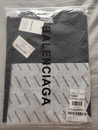 Camiseta Balenciaga Talla Única Negra