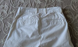 Pantalón chino ZARA blanco caballero talla 40