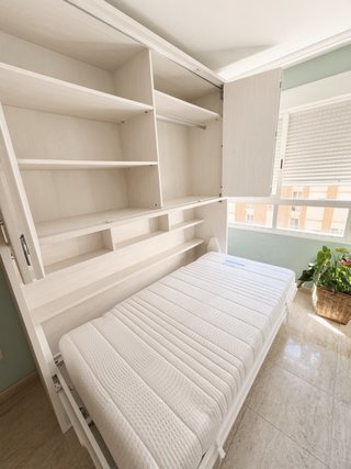 Cama abatible horizontal con colchon latex