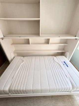 Cama abatible horizontal con colchon latex