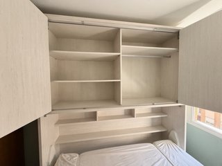Cama abatible horizontal con colchon latex