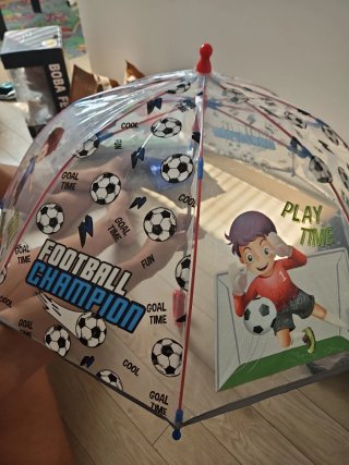 Paraguas infantil de fútbol