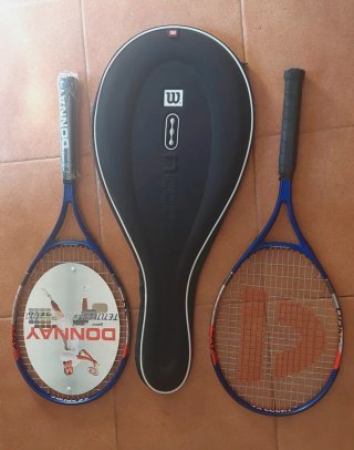 Funda Wilson y 2 Raquetas Donnay