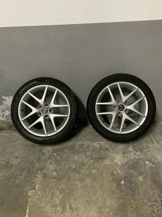 2 Llantas Saab con Neumáticos