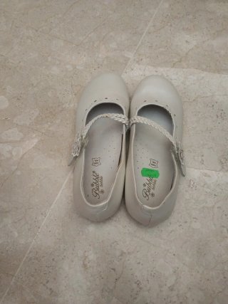 Zapatos comunión Bubble bobble blancos