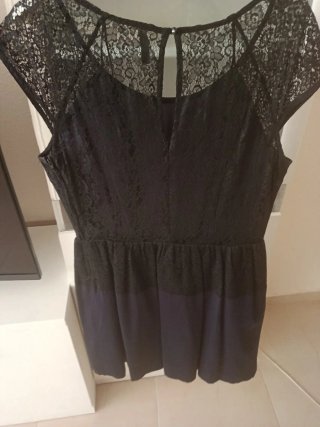 Vestido Naf Naf azul marino talla 40