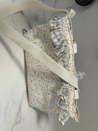 Mochila carrito bebé con estampado floral