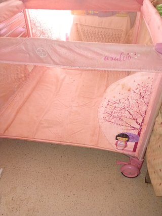 Parque cuna Asalvo rosa