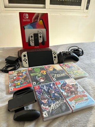 Nintendo Switch OLED 7 pulgadas 64 GB + Accesorios