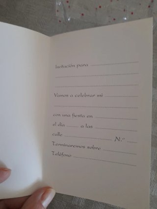 Tarjetas de Invitación Infantiles