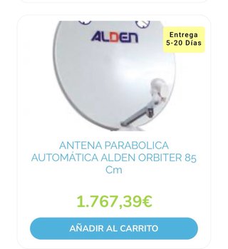 Antena Parabólica Motorizada para Autocaravana