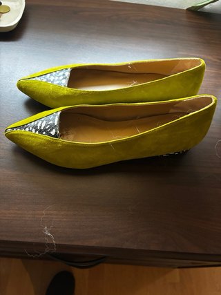 Bailarinas Elle Hari Verde Pistacho Talla 37