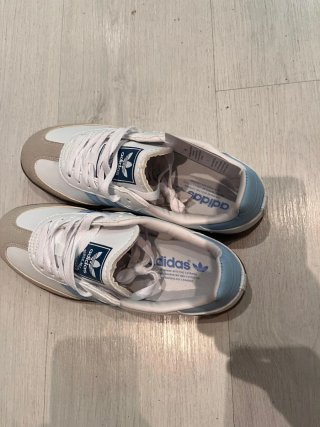 Zapatillas Adidas Azul Blanco Talla 40
