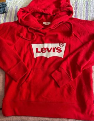 Sudadera Levi's Roja Mujer
