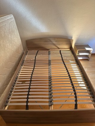 Estructura cama + somier 145x200.