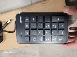Teclado Numérico USB Trust Negro