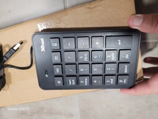 Teclado Numérico USB Trust Negro