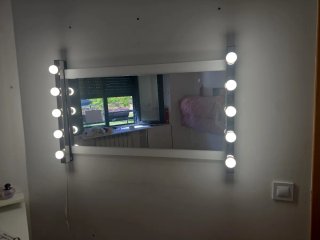 Espejo de tocador con luces LED (venta urgente)