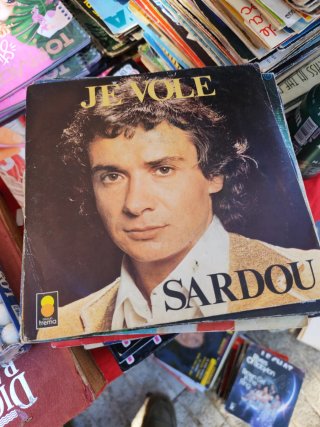 Lote 4 de 54 discos singles franceses