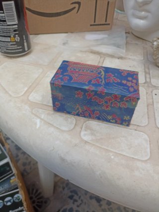 Caja joyero decorada