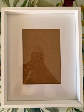 Marco de fotos profundo Ikea blanco