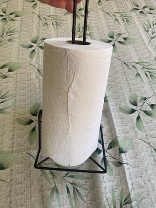 Porta rollo de cocina metálico