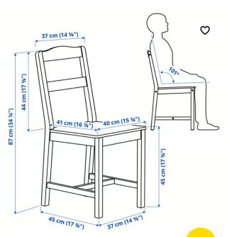 IKEA MESA Y 4 SILLAS MADERA PINO